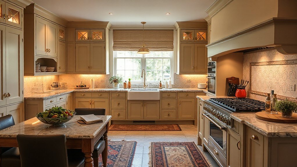 elegant functional culinary space