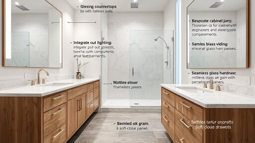 elegant functional vanity storage