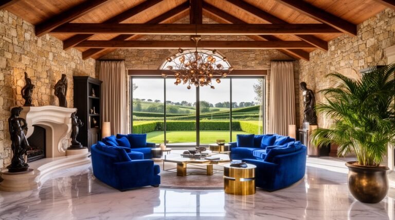 elegant spacious country interiors