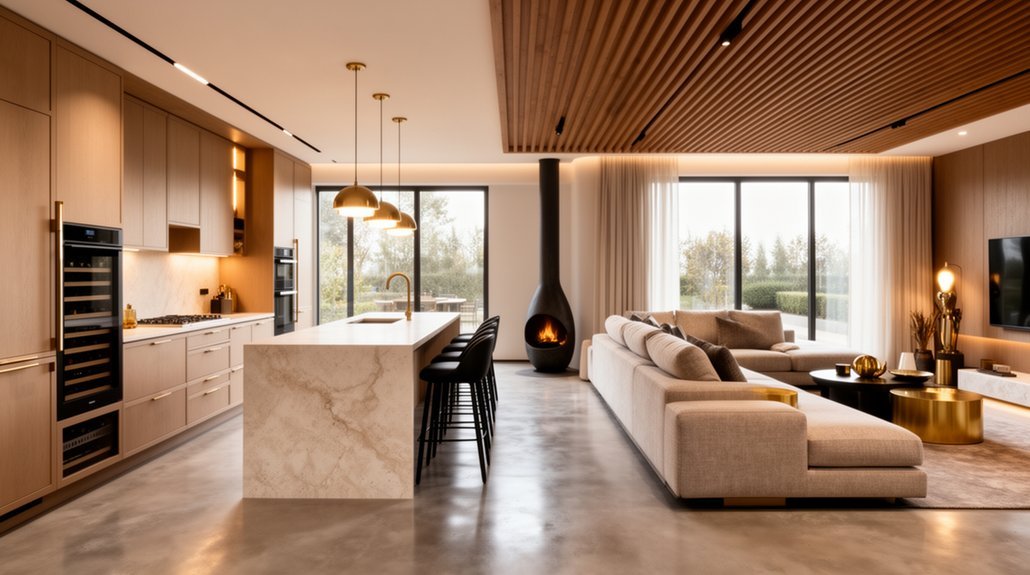 elegant spacious living area