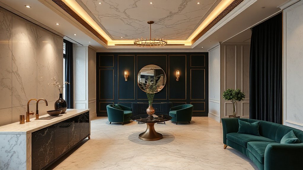 elegant textured material harmony