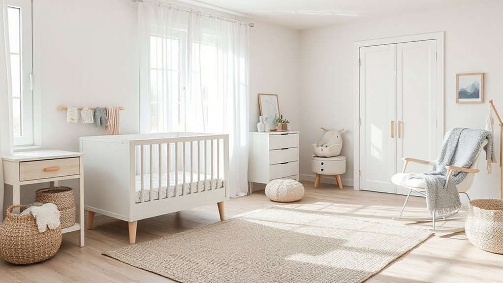flowing calm nursery design