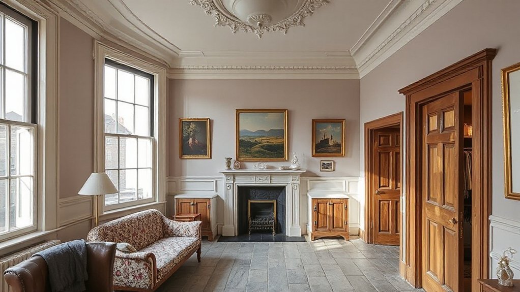 identify georgian architectural features