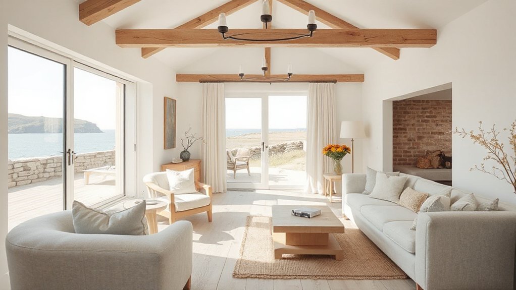 light natural coastal finishes