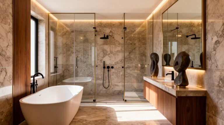 luxurious high end bathroom designs