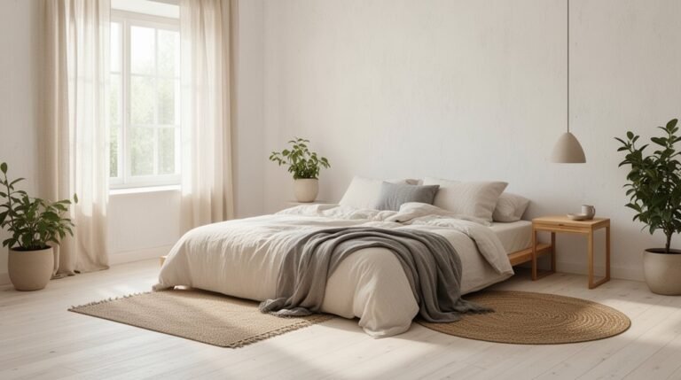minimalist scandinavian bedroom design
