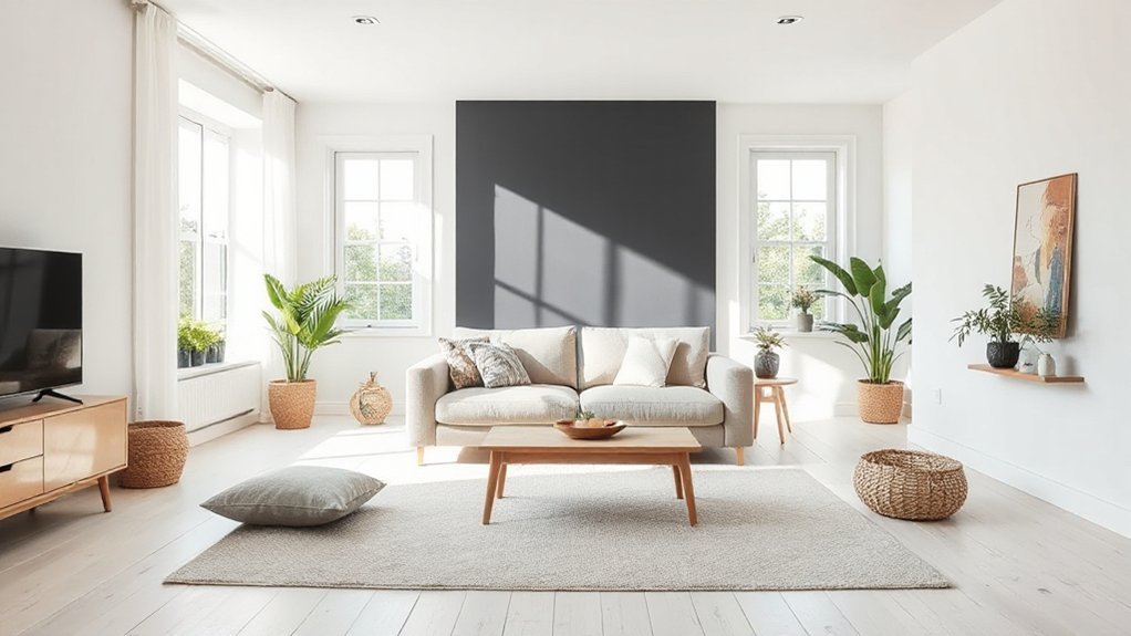 minimalist textured multifunctional decor
