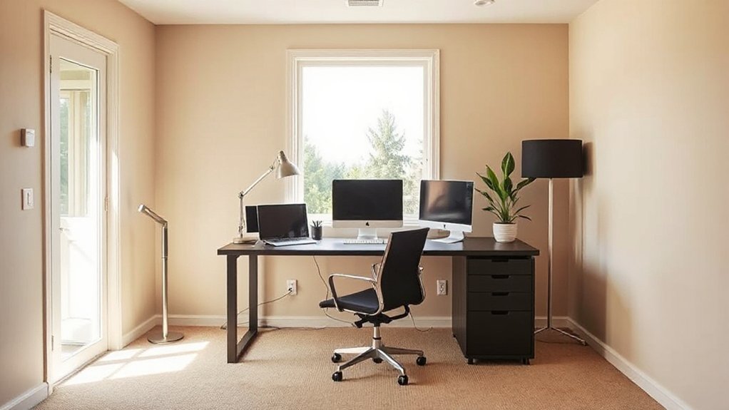 modern adaptable ergonomic workspace
