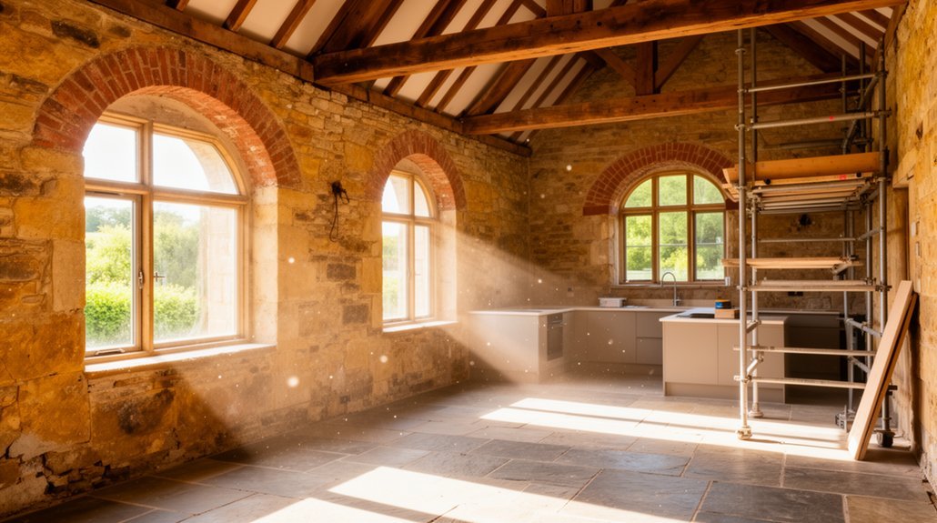 northumberland stone barn renovation