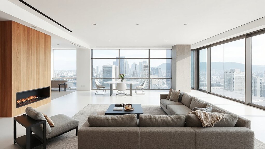 open plan modern functionality