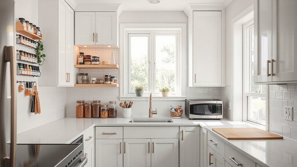 optimize kitchen counter space