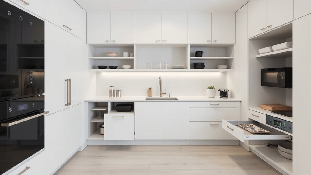 organized accessible minimalist storage