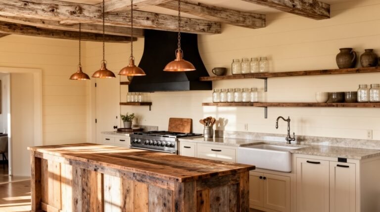 rustic farmhouse kitchen design