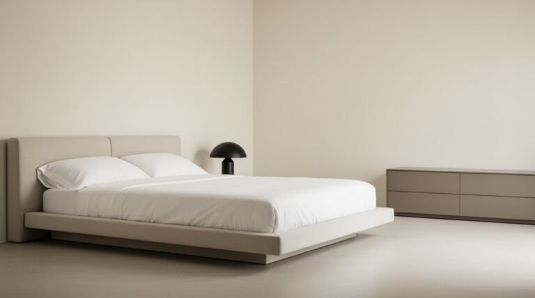 serene simple bedroom decor