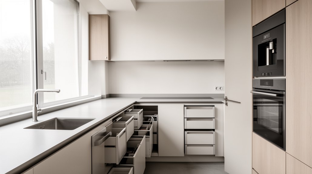 smart minimalist kitchen storage