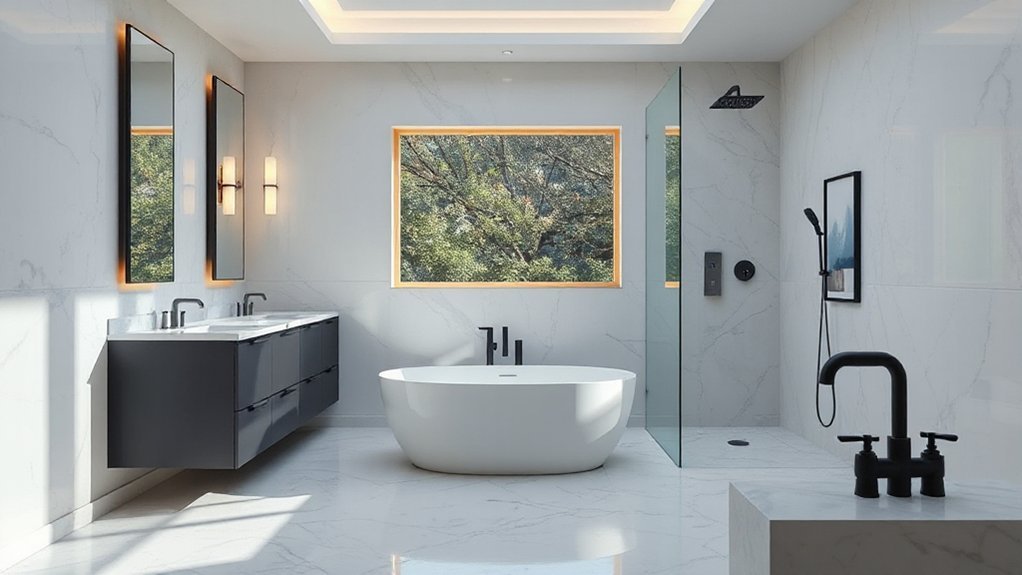 smart seamless bathroom automation
