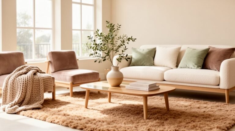 soft textures natural tones