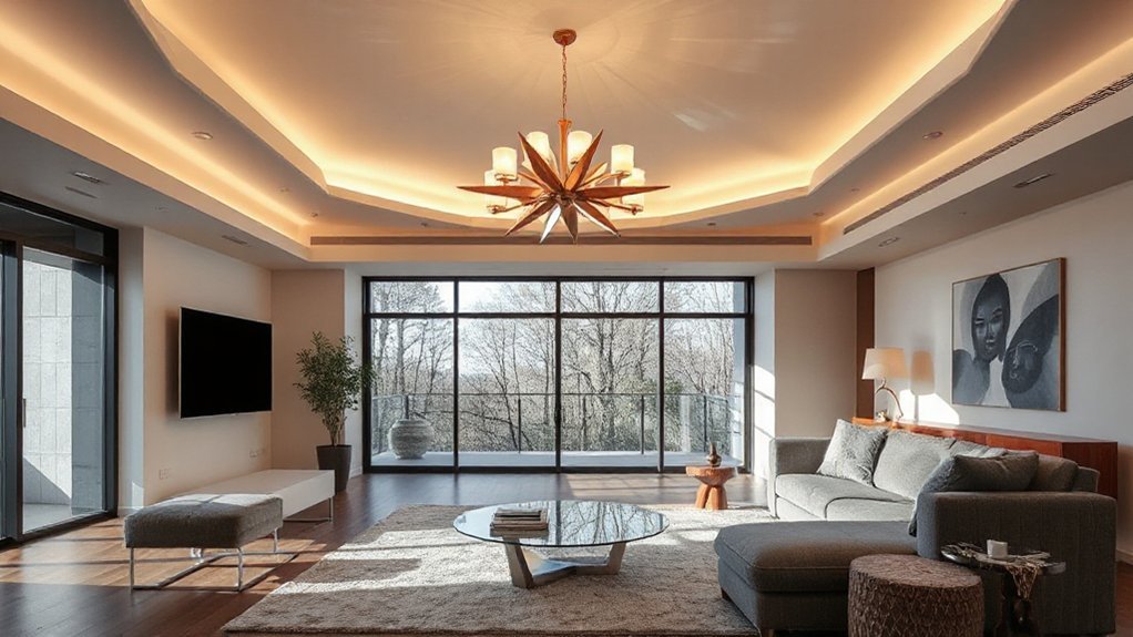 statement fixtures create focal ambiance