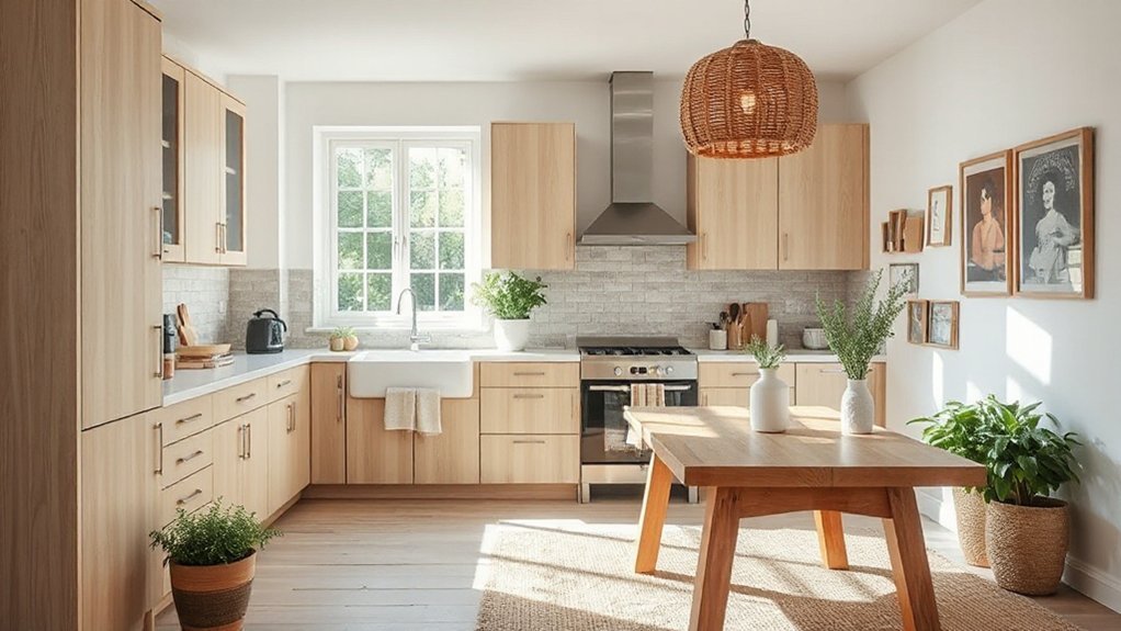 textured natural woven accents