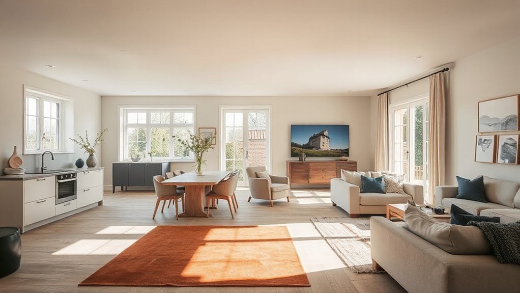 unified colorful zone transitions